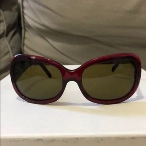 Prada sunglasses red frame